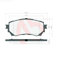 Load image into Gallery viewer, Brembo Front Ceramic Brake Pad P49048N for Mazda 6 GL/GJ 2012-Up
