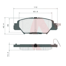 Load image into Gallery viewer, Brembo Rear Ceramic Brake Pad P49053N for Mazda CX-5
