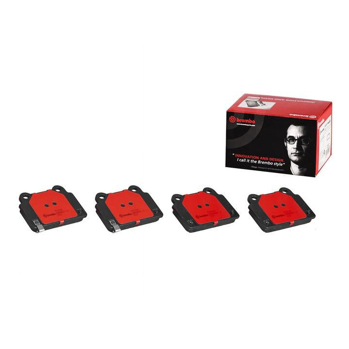 Brembo Rear Ceramic Brake Pad P54052N for Mitsubishi Lancer Evolution X 2007 - 2016