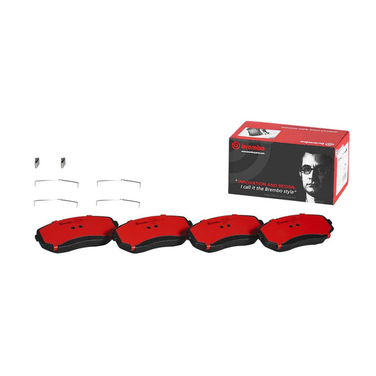 Brembo Front Ceramic Brake Pad P54059N for Mitsubishi Montero Sport 2016-Up, Strada 2018-Up