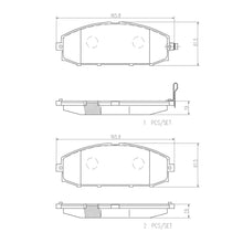 Load image into Gallery viewer, Brembo Front Ceramic Brake Pad P56041N for Nissan Patrol Y61 2000-2018
