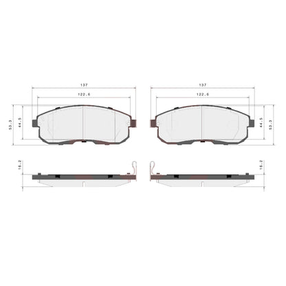 Brembo Front Ceramic Brake Pad P56065N for Nissan Juke F15 2011-2017