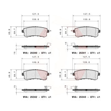 Load image into Gallery viewer, Brembo Rear Ceramic Brake Pad P56082N for Nissan Patrol Royale Y62
