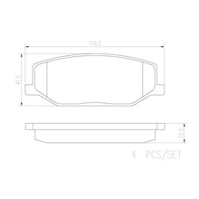Load image into Gallery viewer, Brembo Front Ceramic Brake Pad P79001N for Suzuki Jimny
