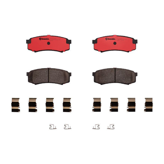 Brembo Rear Ceramic Brake Pad P83024N for Mitsubishi Pajero BK, Toyota FJ Cruiser, Land Cruiser