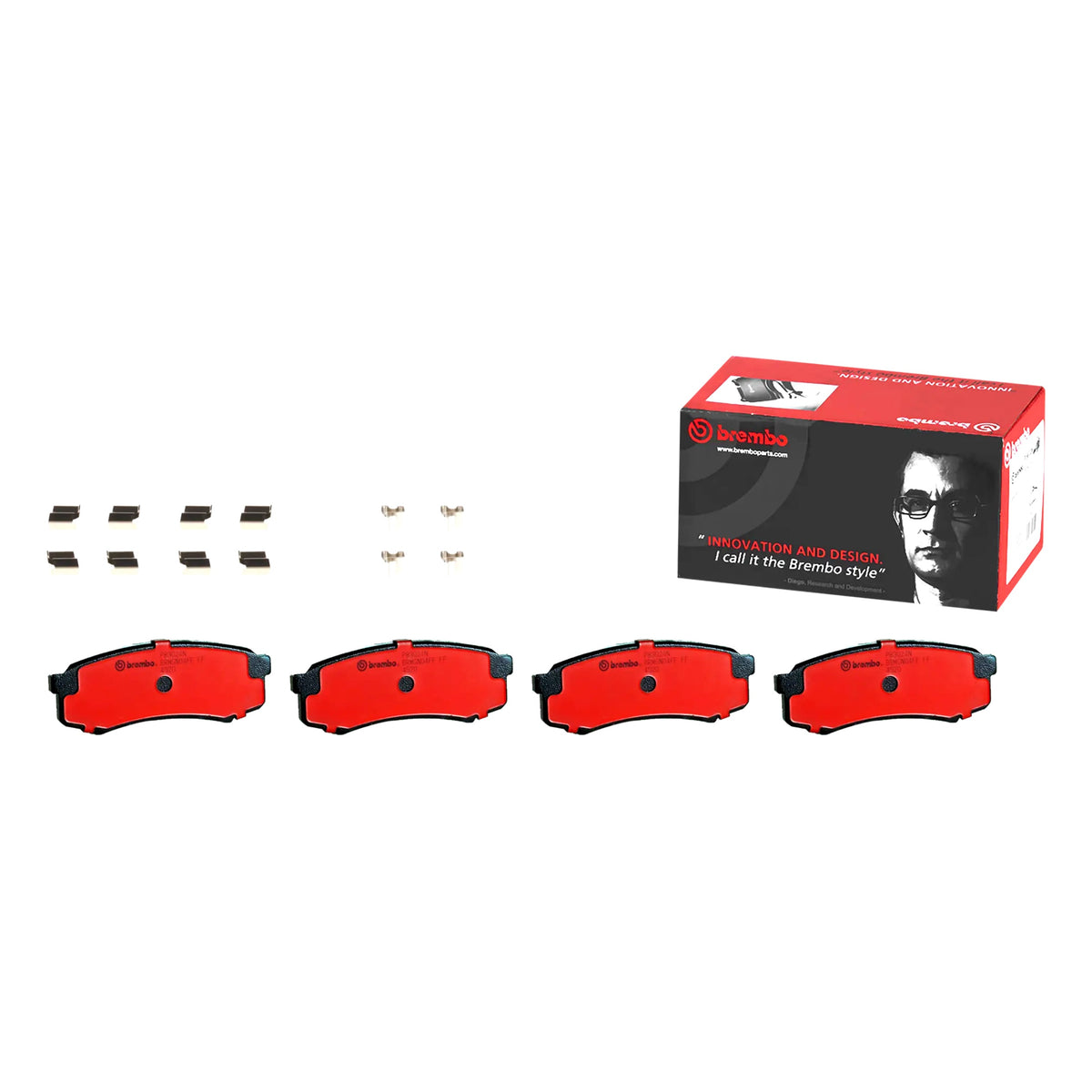 Brembo Rear Ceramic Brake Pad P83024N for Mitsubishi Pajero BK, Toyota FJ Cruiser, Land Cruiser