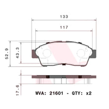 Load image into Gallery viewer, Brembo Front Ceramic Brake Pad P83034N for Toyota RAV4 1995-2000
