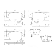 Load image into Gallery viewer, Brembo Front Ceramic Brake Pad P83051N for Toyota MR-S ZZW30 2000-2007
