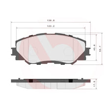 Load image into Gallery viewer, Brembo Front Ceramic Brake Pad P83082N for Toyota Corolla Altis E170 2014-2019
