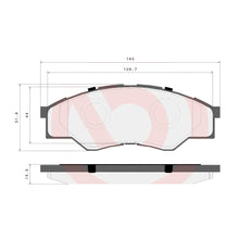 Load image into Gallery viewer, Brembo Front Ceramic Brake Pad P83096N for Toyota Innova 2005-2015
