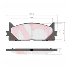 Load image into Gallery viewer, Brembo Front Ceramic Brake Pad P83117N for Toyota Camry XV40, XV50
