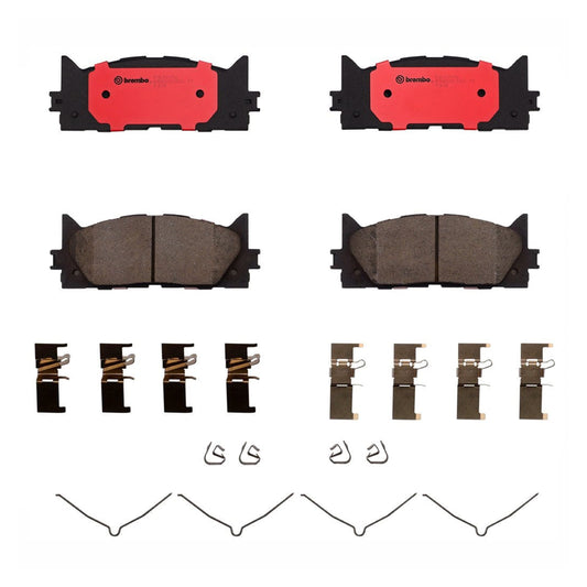 Brembo Front Ceramic Brake Pad P83117N for Toyota Camry XV40, XV50