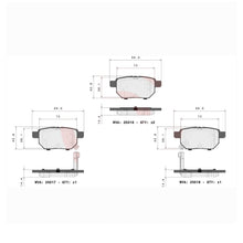 Load image into Gallery viewer, Brembo Rear Ceramic Brake Pad P83133N for Toyota Vios 1.5
