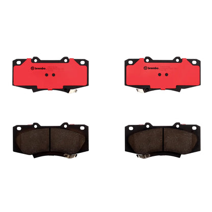 Brembo Front Ceramic Brake Pad P83140N for Toyota Fortuner 2011-2015, Hilux 2011-2015