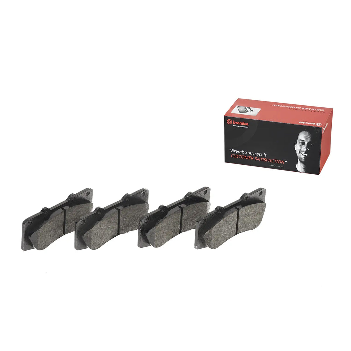 Brembo Front Ceramic Brake Pad P83140N for Toyota Fortuner 2011-2015, Hilux 2011-2015