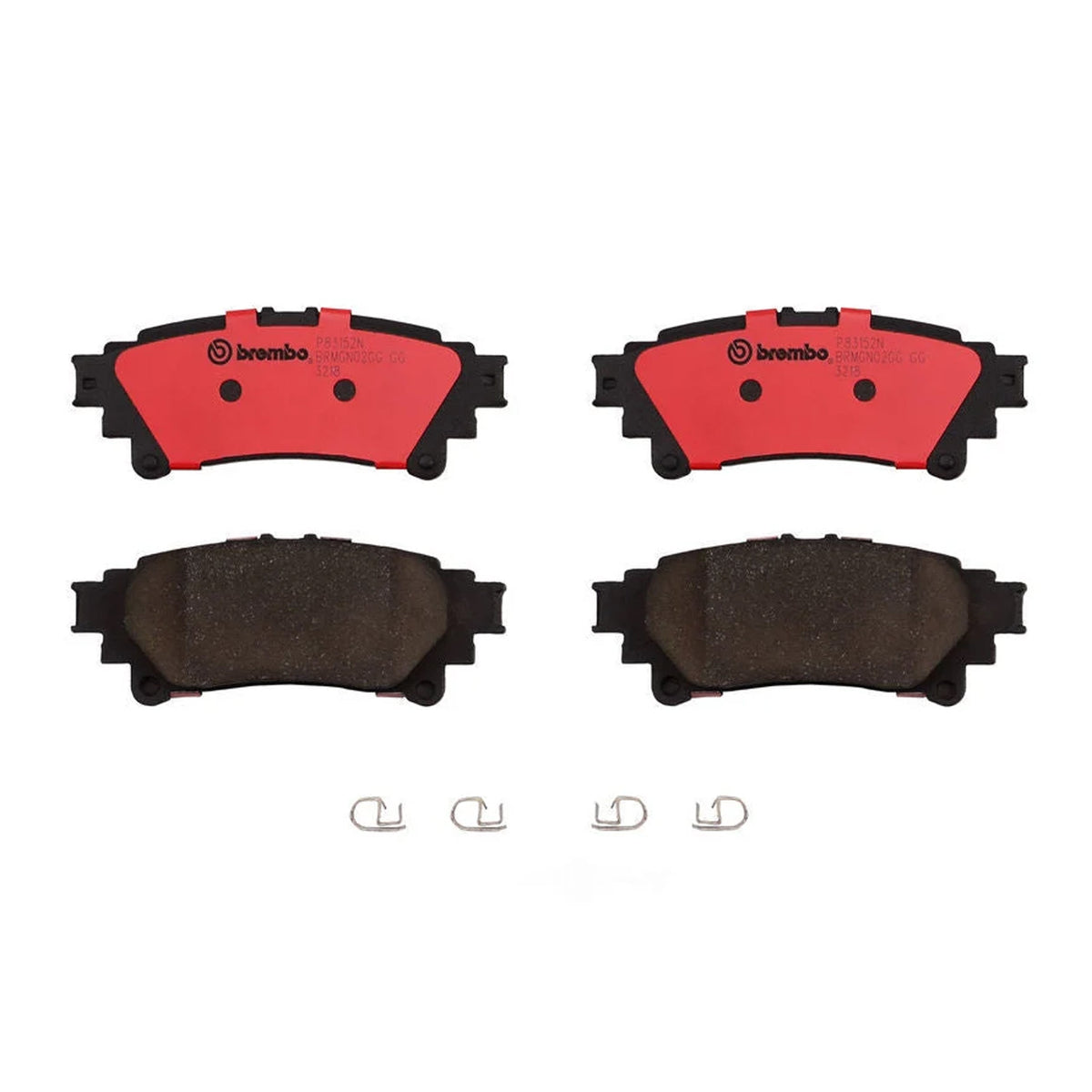 Brembo Rear Ceramic Brake Pad P83152N for Toyota Fortuner 2016-Up, Lexus RX350