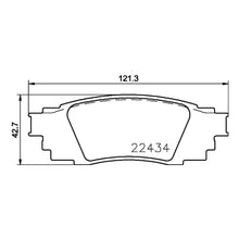 Load image into Gallery viewer, Brembo Rear Ceramic Brake Pad P83160N for Toyota RAV4 2019 - Present
