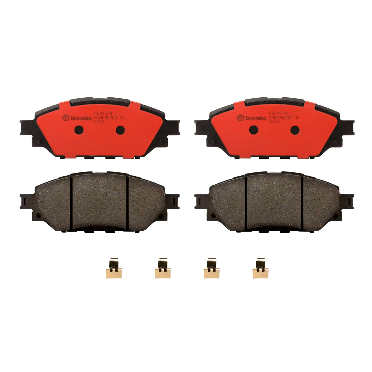 Brembo Front Ceramic Brake Pad P83167N for Toyota Hilux 2015-Up