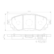 Load image into Gallery viewer, Brembo Front Brake Pad P83170N for Toyota Innova 2016-Up, Hilux Current Gen 5 Speed
