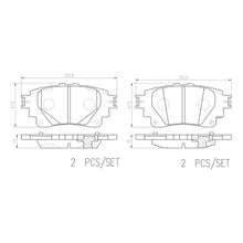 Load image into Gallery viewer, Brembo Rear Ceramic Brake Pad P83174N for Toyota Innova Zenix, Corolla Cross, RAV 4, Lexus NX350
