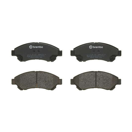 Brembo Front Ceramic Brake Pad P83191N for Toyota Veloz, Lite Ace