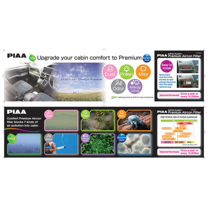 PIAA Cabin Filter Comfort Premium