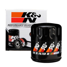 Load image into Gallery viewer, K&amp;N Performance Silver Pro Series Oil Filter PS-1010
