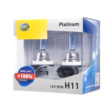 Load image into Gallery viewer, Hella Performance Platinum Halogen Bulb H11 55W 12V
