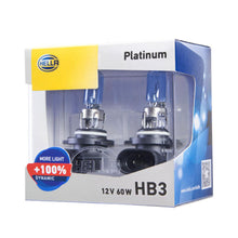 Load image into Gallery viewer, Hella Performance Platinum Halogen Bulb HB3 60W 12V
