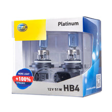 Load image into Gallery viewer, Hella Performance Platinum Halogen Bulb HB4 51W 12V
