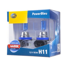 Load image into Gallery viewer, Hella Performance PowerBleu Halogen Bulb H11 55W 12V
