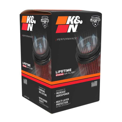 K&N Universal Clamp-On Air Filter RU-1280 1.8" Inlet, 4" Height
