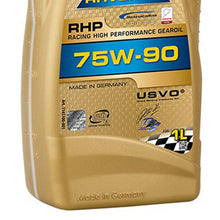 Load image into Gallery viewer, Ravenol Fully Synthetic Manual Transmission USVO Racing Gear Oil RHP 75W90 1 Liter
