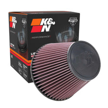 Load image into Gallery viewer, K&amp;N Universal Clamp-On Air Filter RU-1048 6" Inlet, 6" Height
