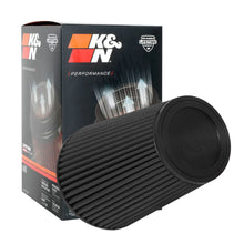 Load image into Gallery viewer, K&amp;N Universal Clamp-On Air Filter RU-3107HBK 5" Inlet, 8.75" Height Dryflow Oil-Free
