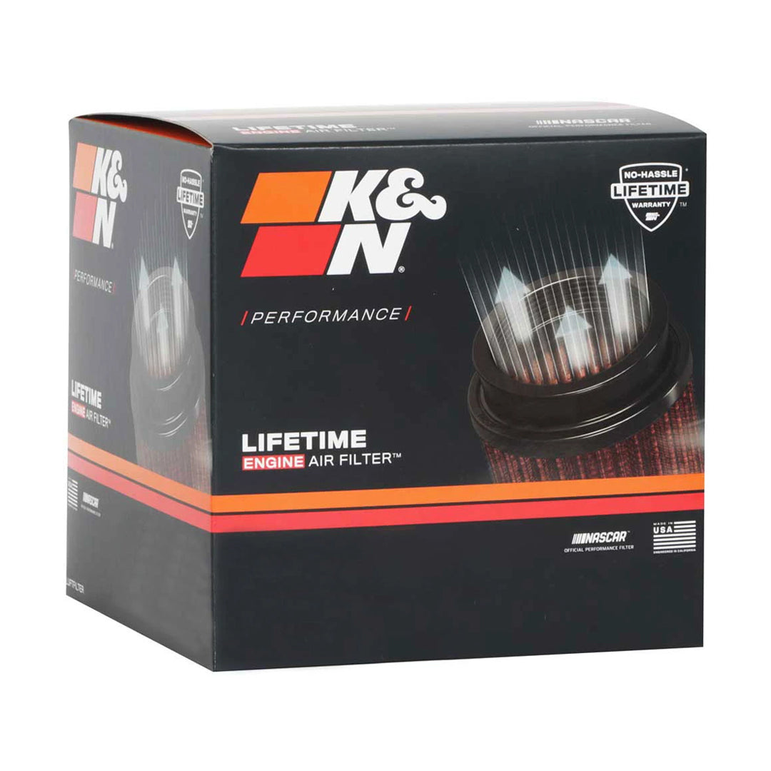 K&N Universal Clamp-On Air Filter RU-3570 3" Inlet, 5" Height