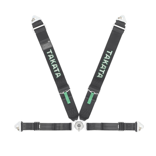 Takata Racing Belt 4pt Race 4 Snap Black