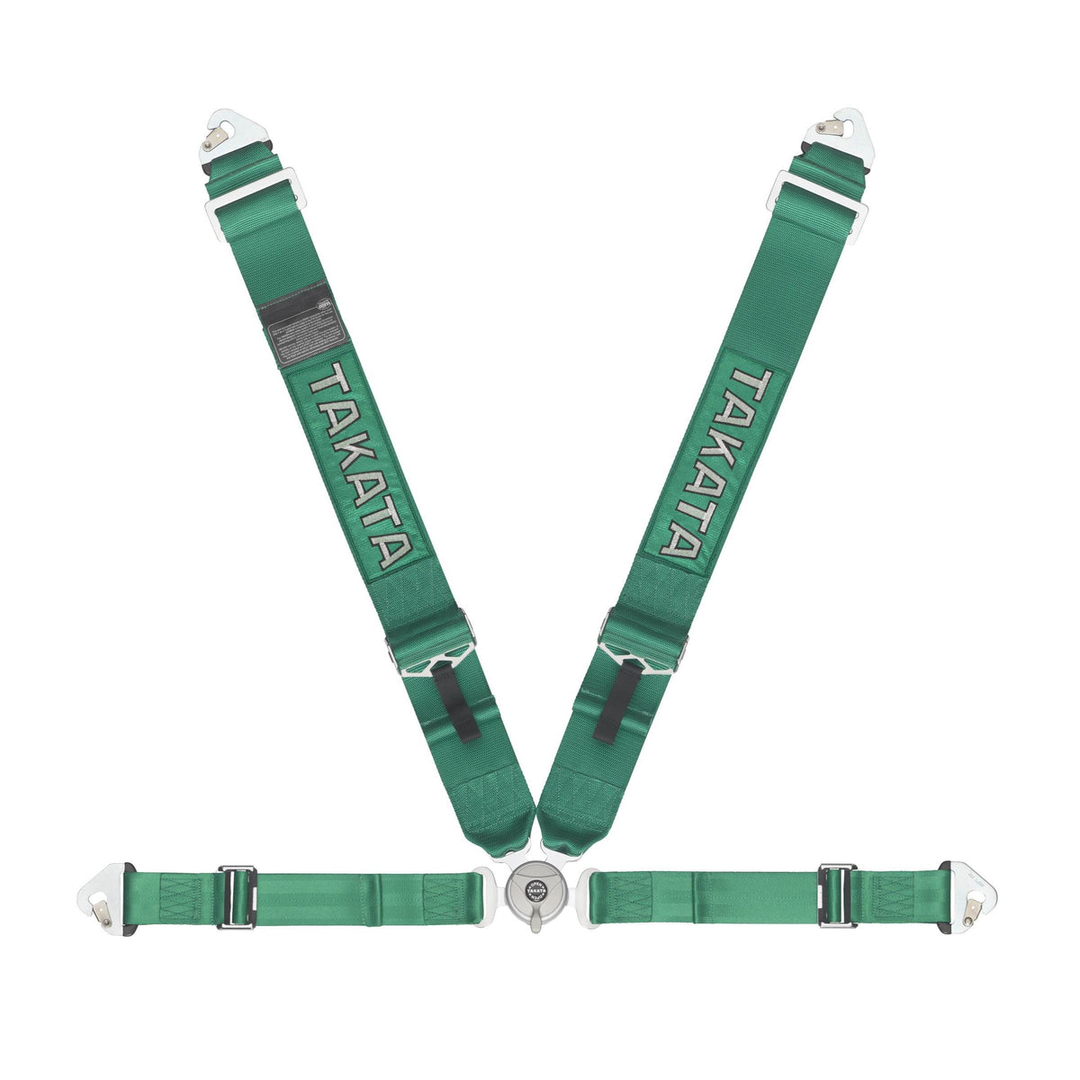 Takata Racing Belt 4pt Race 4 Snap Green