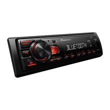Load image into Gallery viewer, Pioneer 1DIN MVH-S235BT Audio Receiver with 5 GEQ Bass Boost &amp; Wired Remote Control Bluetooth
