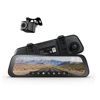 70mai Dash Cam S410 Rearview Mirror 9.35" Dual-Channel 2.5K HDR