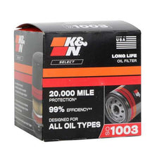 Load image into Gallery viewer, K&amp;N Select Oil Filter SO-1003
