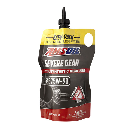 AMSOIL 100% Synthetic Severe Gear Lube 75W90 1 Quart Easy Pack