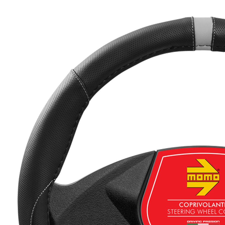 MOMO Steering Cover Elegant Black/Grey M