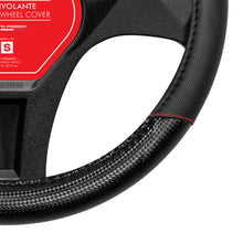 Load image into Gallery viewer, MOMO Steering Cover Carbon Black/Red M

