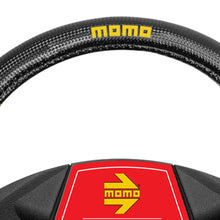 Load image into Gallery viewer, MOMO Steering Cover Carbon Black/Yellow M
