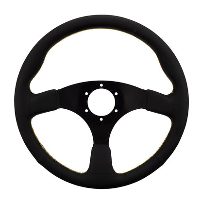 Worksbell Steering Wheel Yellow Stitch 350