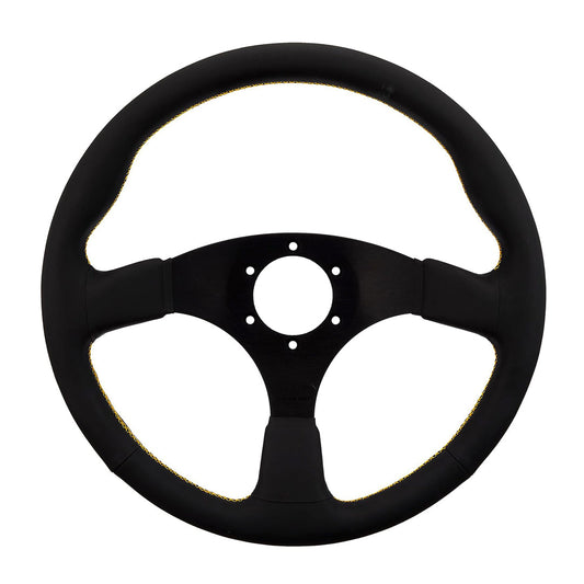 Worksbell Steering Wheel Yellow Stitch 350