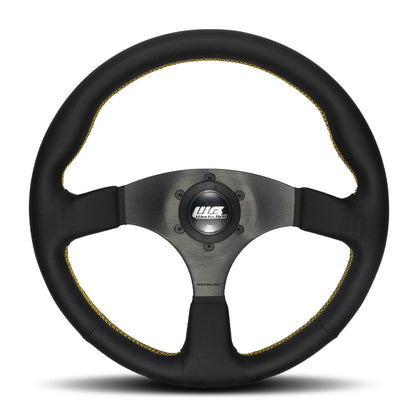 Worksbell Steering Wheel Yellow Stitch 350