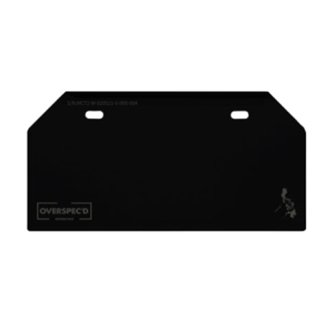 Overspec'D Motorcycle Plate Frame Holder Powder Coated Type 1