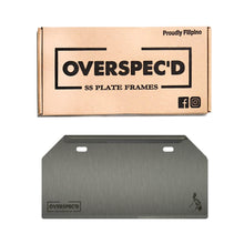 Load image into Gallery viewer, Overspec'D Motorcycle Plate Frame Holder Plain Type 1
